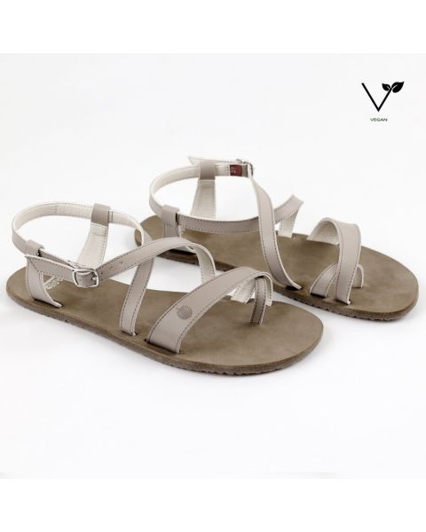 Sandale barefoot vegane SELENE - Taupe
