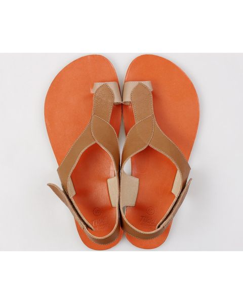 Sandale dama barefoot SOUL - Gingerbread