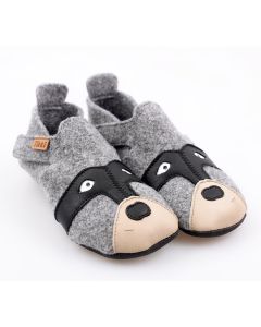 Papuci lana ZIGGY V1- Raccoon 19-29 EU