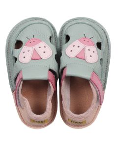OUTLET - Sandale Barefoot Copii - Classic Buburuza verde