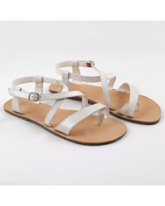 Sandale barefoot dama SELENE - White - tikki shoes