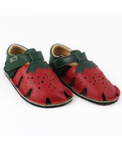 Sandale Barefoot Aranya piele Red Hood - Tikki Shoes