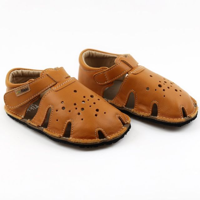 Sandale Barefoot Aranya piele - Saffron - sandals 
